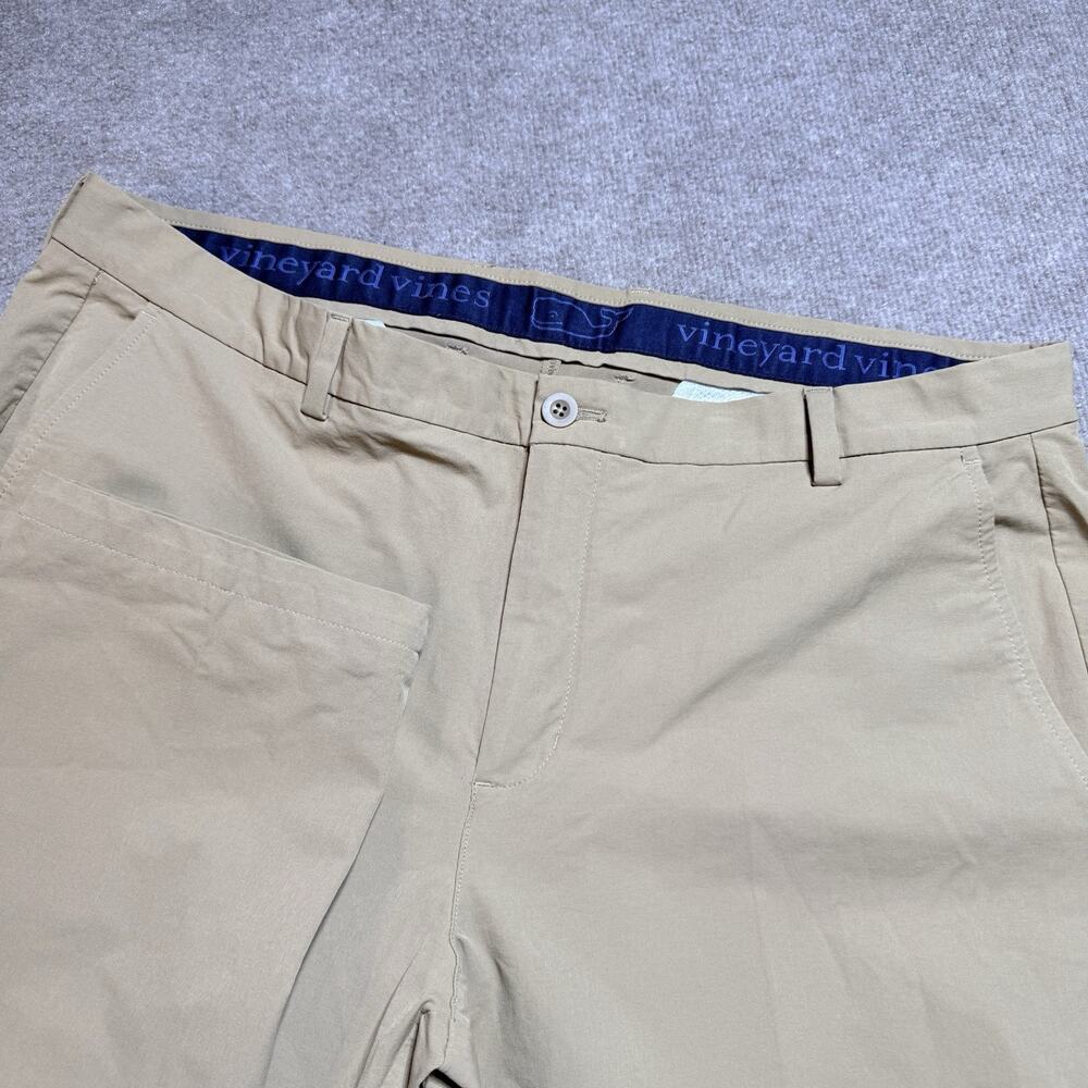 Vineyard Vines 40x32 Performance Pants‎ Men's Khaki 1P001094 Stretch Chino - Picture 2 of 16